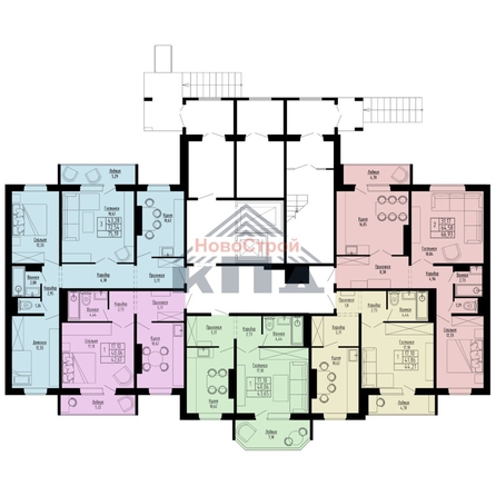 
  Продается 1-комн. квартира, 44 м², ЖК Гранатовый, дом 36/1
. Фото 1.
