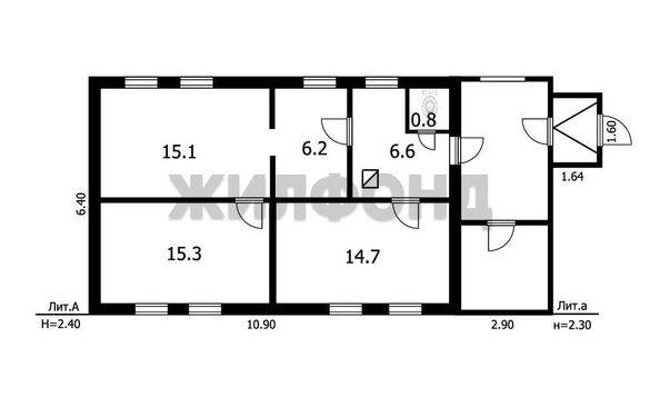 
  Продается дом, 58.7 м², село Алексеевка
. Фото 25.