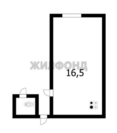 
  Продается комната, 16.5 м², Дмитрия Донского ул, д. 23
. Фото 6.