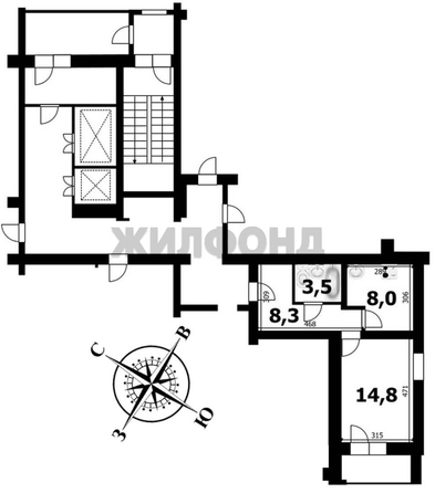 
  Продается 1-комн. квартира, 35.5 м², Толбухина ул, д. 2
. Фото 14.