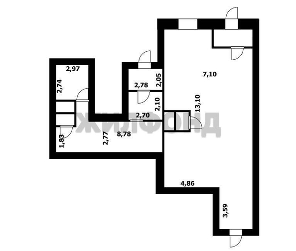
  Продается 3-комн. квартира, 153.6 м², 2-й (4 мкр.) кв-л, д. 246
. Фото 16.
