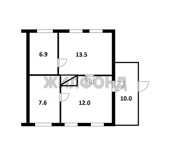 
  Продается дом, 40 м², деревня Березовка
. Фото 6.