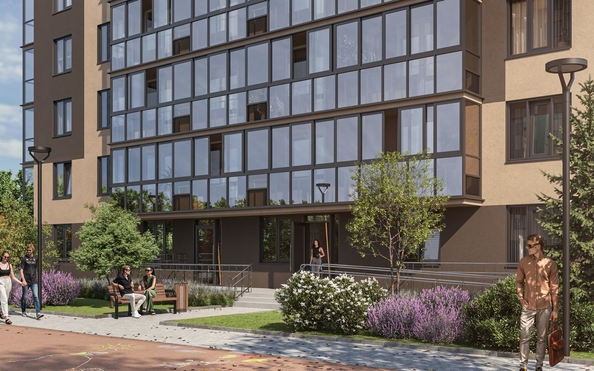 
  Продается 1-комн. квартира, 52.6 м², ЖК Расцветай на Зорге, дом 1 
. Фото 1.