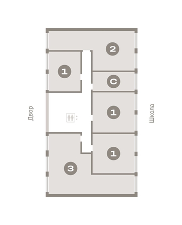 
  Продается 1-комн. квартира, 43.32 м², ЖК Европейский берег, дом 45
. Фото 1.