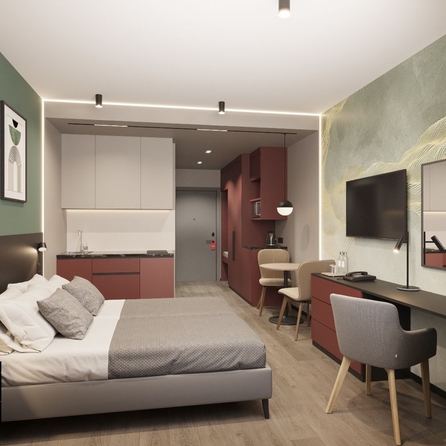 
  Продается апартамент, 22.83 м², АК АЭРОН, секция В
. Фото 1.