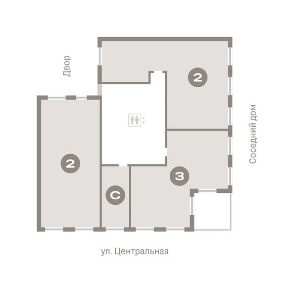 
  Продается 2-комн. квартира, 102.81 м², ЖК Пшеница, дом 2.1
. Фото 1.