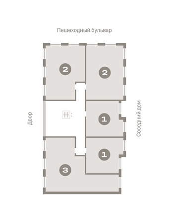 
  Продается 2-комн. квартира, 65.19 м², ЖК Пшеница, дом 2.1
. Фото 1.