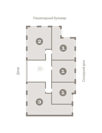 
  Продается 3-комн. квартира, 92.09 м², ЖК Пшеница, дом 2.1
. Фото 1.