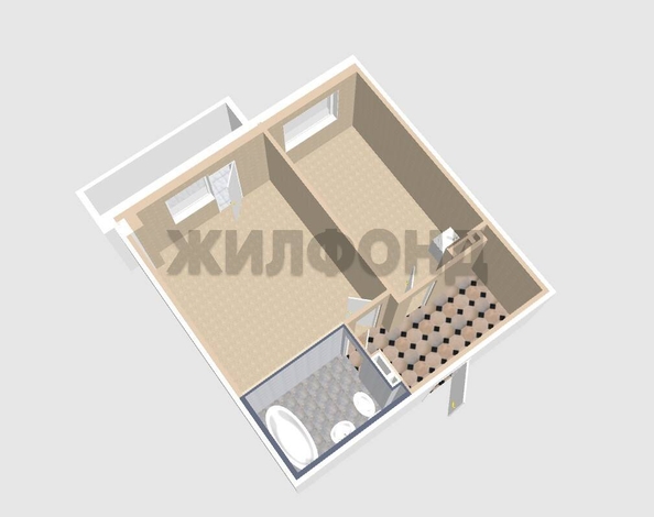 
  Продается 1-комн. квартира, 34.4 м², Гребенщикова ул, д. 6
. Фото 13.