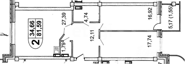 
  Сдается 2-комн. квартира, 80 м², Дуси Ковальчук ул, д. 238
. Фото 15.