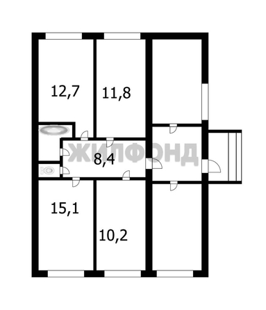 
  Продается 3-комн. квартира, 61.6 м², Степная ул, д. 15
. Фото 13.