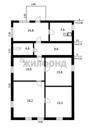 
  Продается дом, 74.4 м², поселок Красный Восток
. Фото 22.