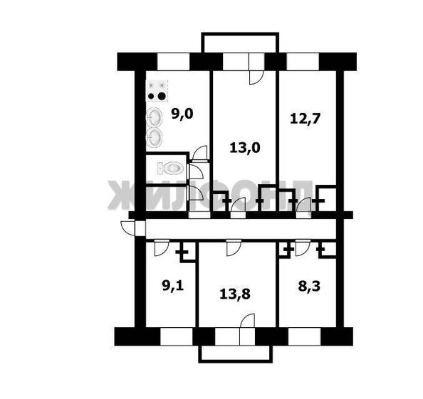 
  Продается комната, 8.3 м², Стофато ул, д. 22
. Фото 14.