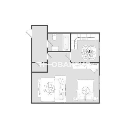 
  Продается 1-комн. квартира, 31 м², Первомайская ул, д. 210
. Фото 2.