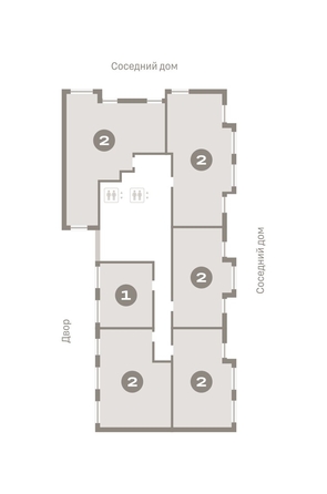 
  Продается 1-комн. квартира, 34.2 м², ЖК Лебедевский квартал, дом 1
. Фото 16.