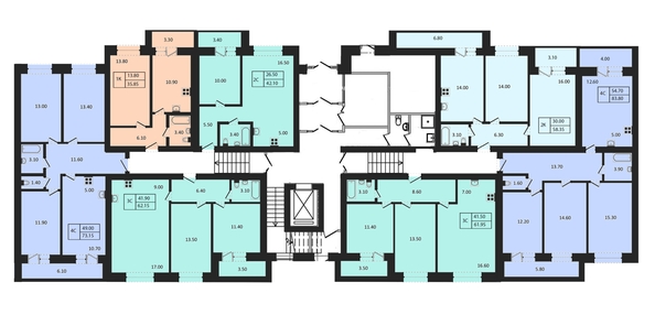
  Продается 2-комн. квартира, 58.35 м², ЖК Дивногорский, 2.0
. Фото 1.