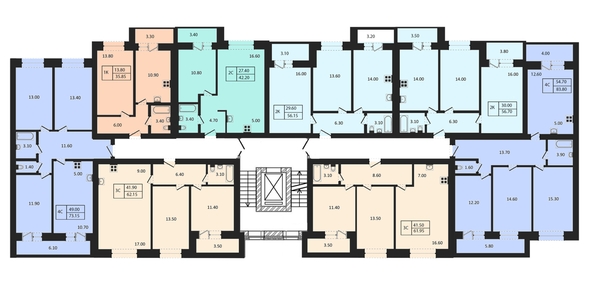 
  Продается 2-комн. квартира, 56.15 м², ЖК Дивногорский, 2.0
. Фото 1.