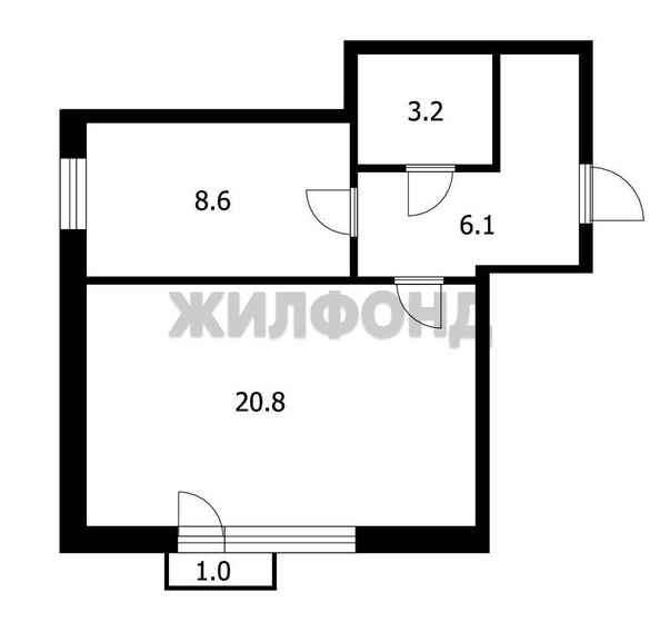 
  Продается 1-комн. квартира, 39 м², Большая ул, д. 630
. Фото 2.