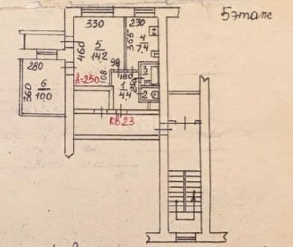 
  Продается 2-комн. квартира, 39.1 м², Трикотажная ул, д. 29
. Фото 3.