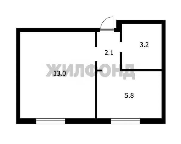 
  Продается 1-комн. квартира, 24.1 м², Октябрьская ул, д. 10
. Фото 8.