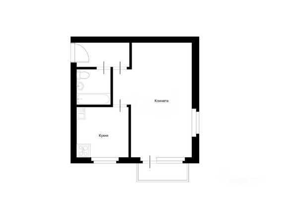 
  Сдается 1-комн. квартира, 31 м², Советская ул, д. 53
. Фото 8.