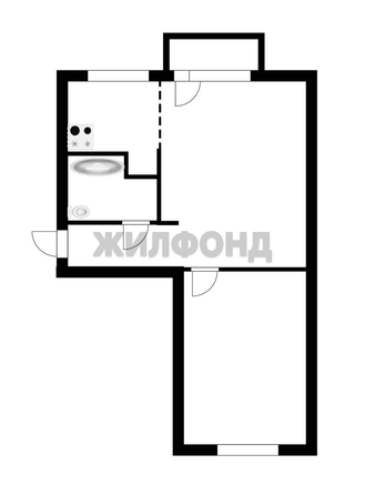 
  Продается 2-комн. квартира, 44 м², Тимирязева ул, д. 83/1
. Фото 19.