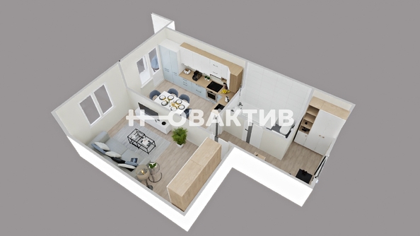 
  Продается 1-комн. квартира, 37 м², ЖК Новые Матрешки, дом 2 
. Фото 23.