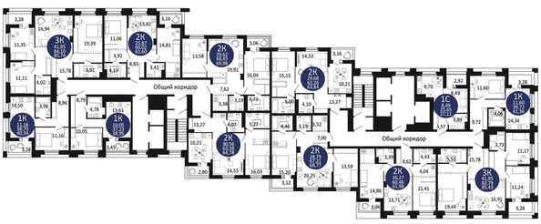 
  Продается 2-комн. квартира, 61.6 м², ЖК Первый на Рябиновой
. Фото 1.