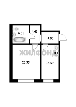 
  Продается 1-комн. квартира, 58.8 м², Плющихинская ул, д. 10
. Фото 7.