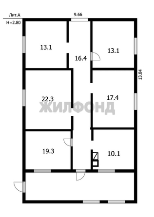 
  Продается дом, 111.7 м², село Красноглинное
. Фото 18.