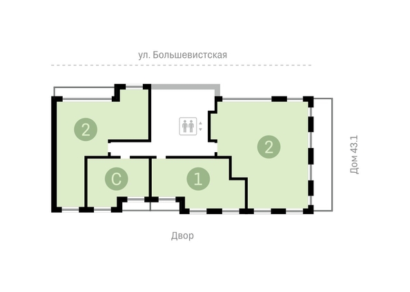 
  Продается 2-комн. квартира, 121.6 м², ЖК Европейский берег, дом 43-2
. Фото 11.