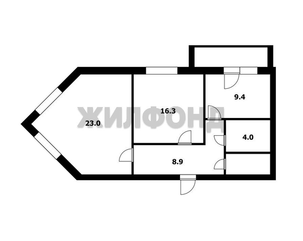 
  Продается 2-комн. квартира, 63.8 м², Титова ул, д. 253/6
. Фото 21.