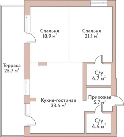 
  Продается 3-комн. квартира 88.2 м², в ЖК Флора и Фауна, 18а. Фото 1.