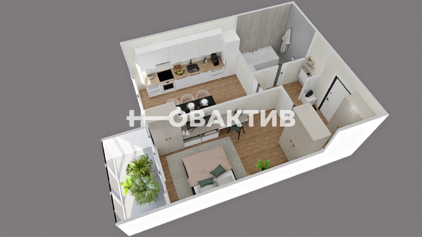 
  Продается 1-комн. квартира, 39 м², ЖК Основа
. Фото 40.
