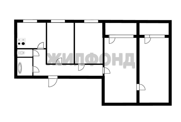 
  Продается 4-комн. квартира, 69.5 м², Доватора ул, д. 25
. Фото 16.