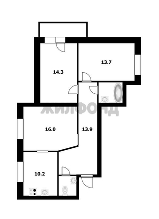 
  Продается 3-комн. квартира, 75.5 м², Горский мкр, д. 55
. Фото 17.
