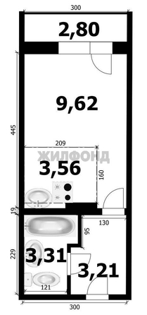 
  Продается студия, 19.3 м², Виктора Уса ул, д. 13
. Фото 5.