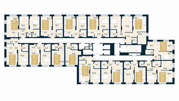 
  Продается студия, 27 м², ЖК Первый на Есенина, дом 3
. Фото 1.