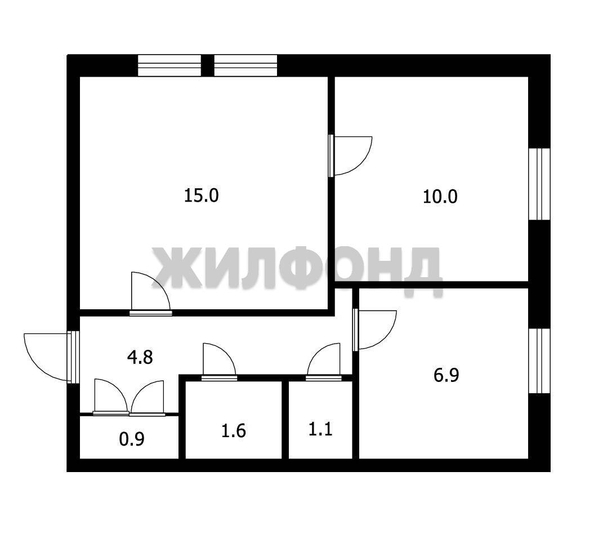
  Продается 2-комн. квартира, 40.3 м², Ленина ул, д. 42
. Фото 15.