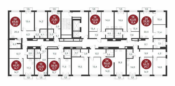 
  Продается студия, 20.55 м², ЖК Скандинавские кварталы, дом 1
. Фото 1.