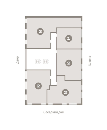 
  Продается 2-комн. квартира, 77.22 м², ЖК Европейский берег, дом 45
. Фото 1.