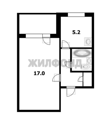 
  Продается 1-комн. квартира, 29.6 м², Терешковой ул, д. 10
. Фото 7.