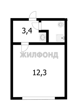 
  Продается 1-комн. квартира, 20.1 м², Планировочная ул, д. 18/2
. Фото 4.