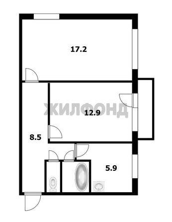 
  Продается 2-комн. квартира, 47.7 м², Барьерная ул, д. 7
. Фото 7.