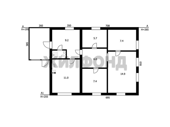 
  Продается дом, 61.6 м², Новосибирск
. Фото 20.