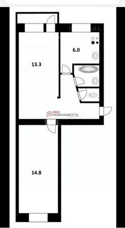 
  Продается 2-комн. квартира, 43 м², Фасадная ул, д. 25
. Фото 16.