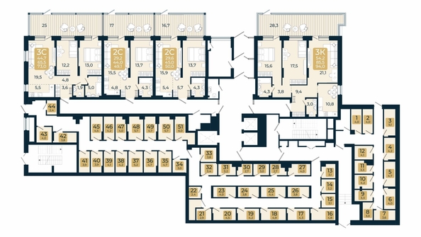 
  Продается 2-комн. квартира, 50 м², ЖК Первый на Есенина, дом 3
. Фото 1.