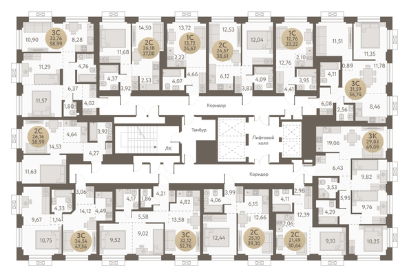 
  Продается 2-комн. квартира, 37 м², ЖК Urban-peaks (Урбан Пикс)
. Фото 1.