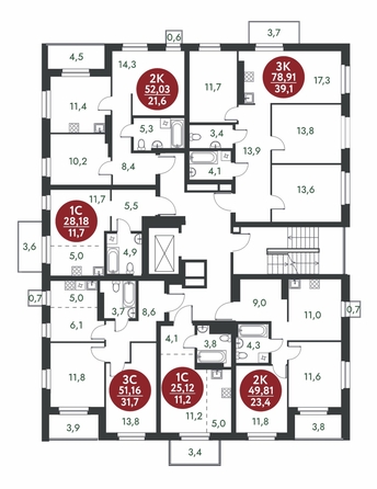 
  Продается студия, 25.12 м², ЖК Скандинавские кварталы, дом 1
. Фото 1.