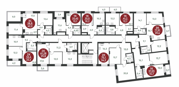 
  Продается 2-комн. квартира, 61.28 м², ЖК Скандинавские кварталы, дом 1
. Фото 1.